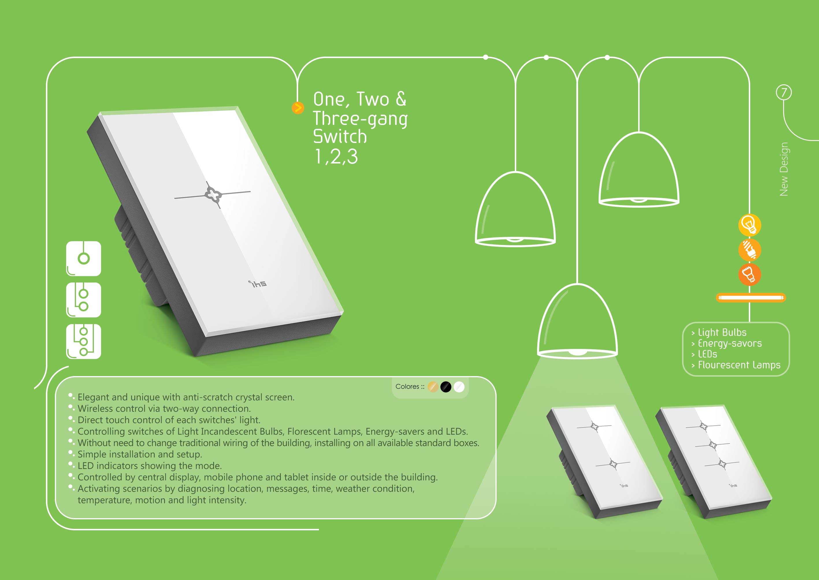 Intelligente Touch-Schalter für Smart Home ea9 Intelligente Touch-Schalter für Smart Home